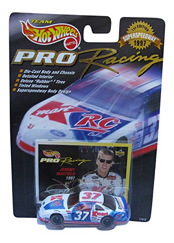 7339845531268 - MATTEL HOT WHEELS PRO RACING 1997 FIRST EDITION SUPERSPEEDWAY - KMART AND RC COLA - JEREMY MAYFIELD # 37