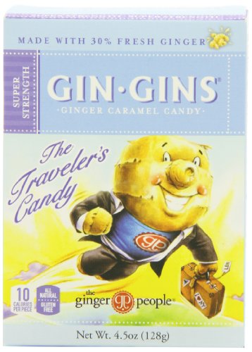 0734027901445 - THE GINGER PEOPLE GIN GINS BOOST SUPER STRENGTH GINGER CANDY, 4.5-OUNCE BOXES (P