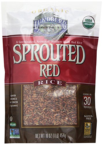 0073416003507 - LUNDBERG SPROUTED RED RICE, 1 POUND