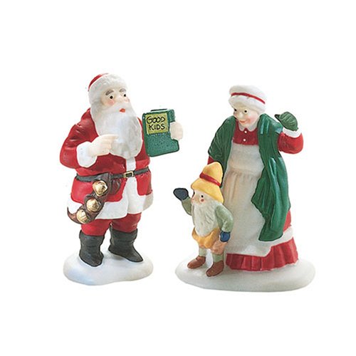 0734409027848 - DEPARTMENT 56 THE HERITAGE COLLECTION SANTA AND MRS CLAUS -