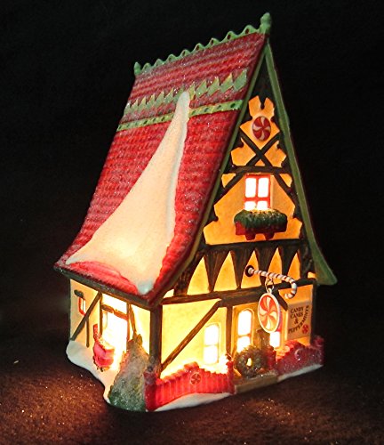 0734409072121 - DEPT 56 HERITAGE VILLAGE THE NORTH POLE SERIES #56390 CANDY CANE & PEPPERMINT SHOP
