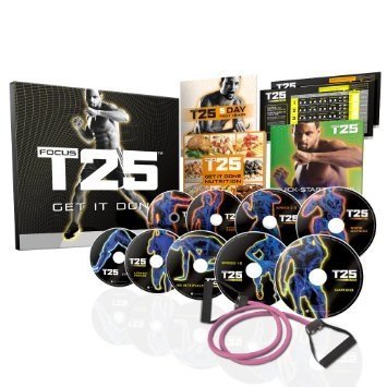 7348055445050 - T25 WORKOUT DVD SET COMPLETE 14 DISK ALPHA BETA GAMMA COLLECTION