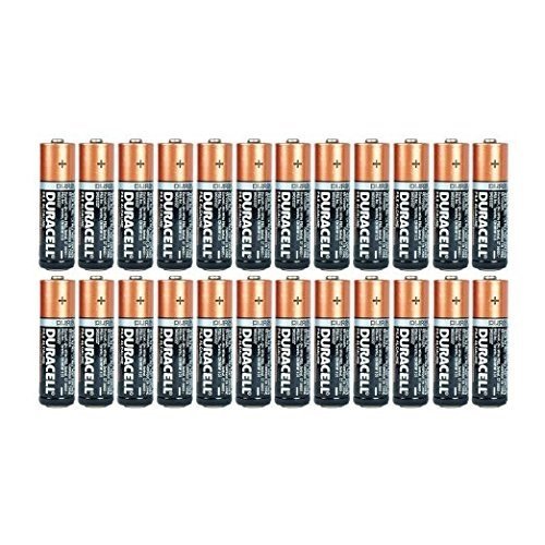 0734838186963 - DURACELL COPPERTOP AA 24 ALKALINE BATTERIES + FREE STORAGE CLAM SHELL!