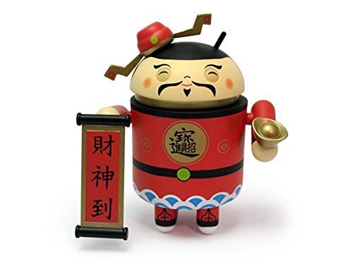 0734872245787 - GOOGLE ANDROID MINI LIMITED EDITION COLLECTIBLE FIGURE TOY CHINESE GOD OF WEALTH CAI SHEN DAO 2011 CHINESE NEW YEAR RABBIT.....BUY ONE GET ONE FREE