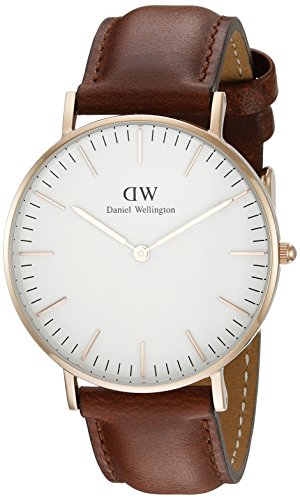 7350068240393 - DANIEL WELLINGTON WOMEN'S 0507DW CLASSIC ST. MAWES STAINLESS STEEL WATCH WITH BROWN BAND