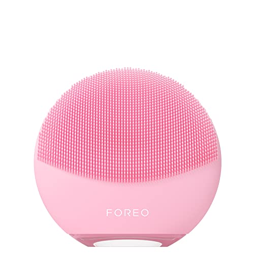 7350120791306 - FOREO LUNA 4 MINI FACE CLEANSING BRUSH & FACE MASSAGER | PREMIUM FACE CARE | ENHANCES ABSORPTION OF FACIAL SKIN CARE PRODUCTS | SIMPLE SKIN CARE TOOLS | FOR ALL SKIN TYPES, PEARL PINK