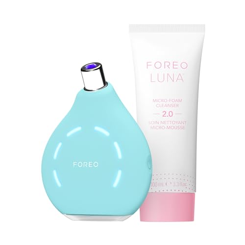 7350120792174 - FOREO BLACKHEADS SUCK KIWI BUNDLE - WHITEHEAD & BLACK HEAD REMOVER FOR FACE + LUNA MICRO-FOAM CLEANSER 2.0, 100 ML - VACUUM SKIN CARE TOOLS - BLACKHEAD EXTRACTOR FOR FACE & NOSE - NO PORE STRIPS