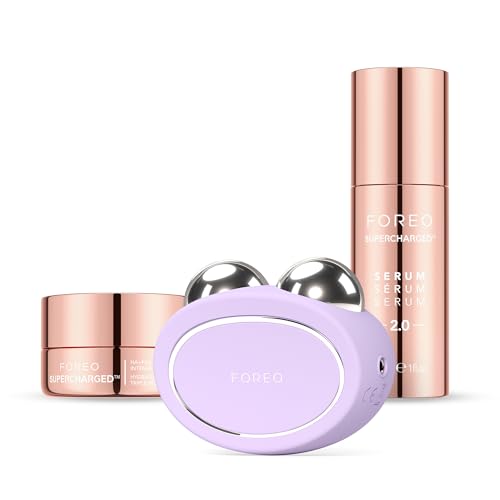7350120792228 - FOREO TOTAL FACELIFT BUNDLE - BEAR 2 ADVANCED MICROCURRENT FACIAL DEVICE + SUPERCHARGED SERUM 2.0 30 ML + SUPERCHARGED HA+PGA TRIPLE ACTION INTENSE MOISTURIZER 15 ML - ANTI AGING - SKIN CARE TOOLS