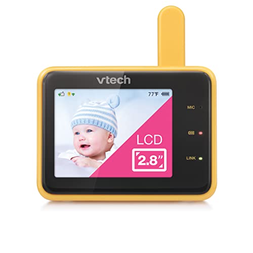 0735078054661 - VTECH RM2701 2.8 ACCESSORY BABY MONITOR VIEWER (REQUIRES RM9751 WIFI CAMERA TO OPERATE) REMOTE MONITORING, NIGHT LIGHT, SOOTHING SOUNDS & LULLABIES, TWO-WAY INTERCOM, TEMPERATURE SENSOR, NIGHT VISION