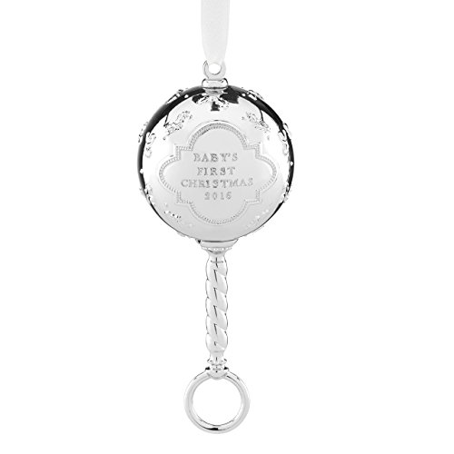 0735092255365 - REED & BARTON BABY'S FIRST CHRISTMAS FIRST RATTLE ORNAMENT