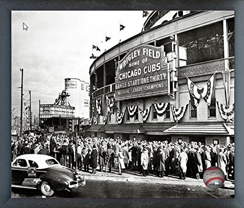 0735204683956 - WRIGLEY FIELD CHICAGO CUBS MLB PHOTO (SIZE: 17 X 21) FRAMED