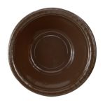 0073525738451 - CHOCOLATE BROWN PLASTIC BOWLS 7 IN