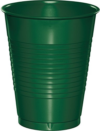 0073525806624 - CREATIVE CONVERTING 28312481 20 COUNT TOUCH OF COLOR PLASTIC CUPS, 16 OZ, HUNTER GREEN