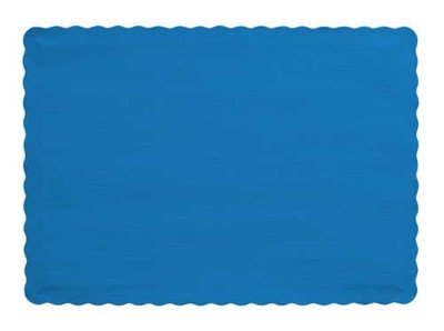 0073525812465 - CREATIVE CONVERTING 50 COUNT TOUCH OF COLOR PAPER PLACEMATS, TRUE BLUE