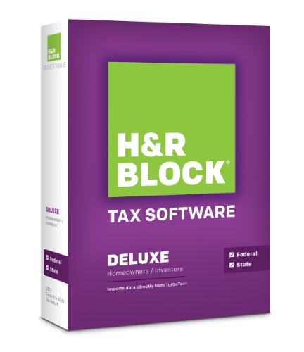 0735290104359 - H&R BLOCK TAX SOFTWARE 2013 DELUXE + STATE