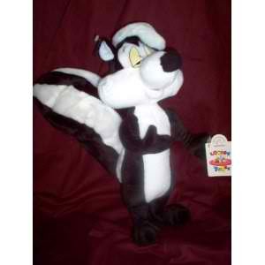 0073558558798 - WARNER BROTHERS LOONEY TUNES PEPE LE PEW 8 PLUSH C'EST L'AMOUR DOLL TOY