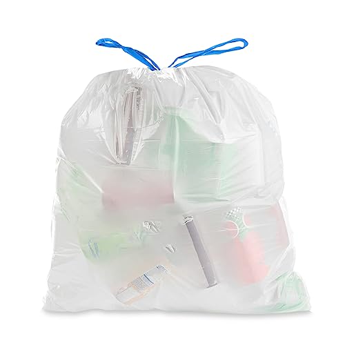 0735692037873 - ULTRASAC 8 GALLON 0.7 MIL WHITE DRAWSTRING FRESH SCENTED TRASH BAGS - 22 X 22 - PACK OF 100 - FOR HOME & KITCHEN
