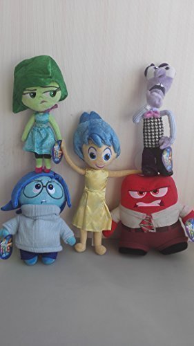 0735980000220 - 5PCS 8 INSIDE OUT PLUSH SOFT TOY DOLL FOR KIDS JOY SADNESS ANGER FEAR DISGUST