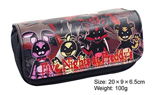 0735980009179 - PEN CASE PENCIL BAG POUCH FIVE NIGHTS AT FREDDY'S INSPIRED FOR KIDS GIFT