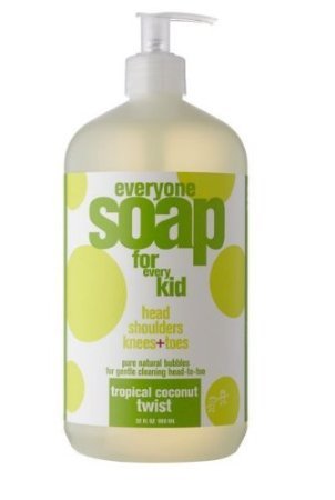 7360971014806 - EO PRODUCTS TROPICAL COCONUT TWIST KIDS SOAP 32 EO 3 IN 1 EVERYONE SOAP: SHOWER GEL, BUBBLE BATH, SHAMPOO, 32FL OZ