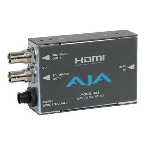 0736211259417 - AJA HA5 HDMI TO SD/HD-SDI VIDEO AND AUDIO CONVERTER