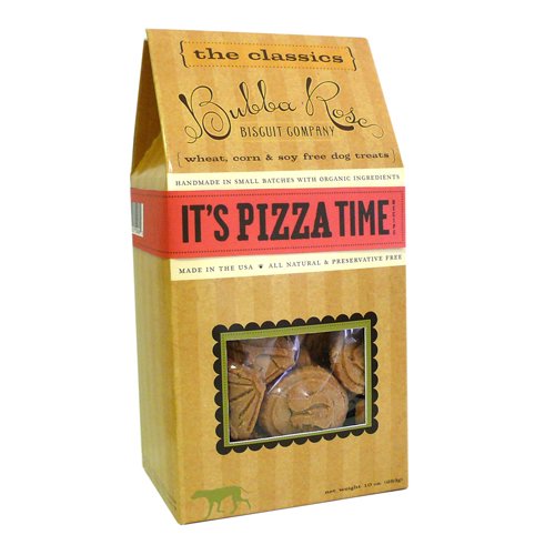 0736211509642 - PIZZA TIME - BUBBA ROSE BOXED DOG BISCUITS - 10 OUNCES