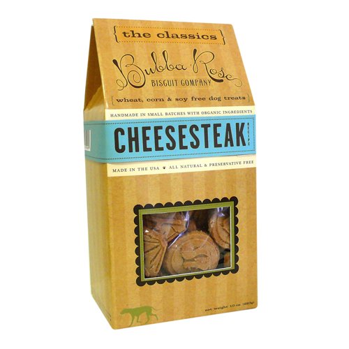 0736211509741 - CHEESESTEAK - BUBBA ROSE BOXED DOG BISCUITS