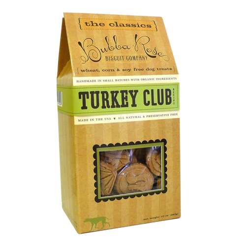 0736211509840 - TURKEY CLUB - BUBBA ROSE BOXED DOG BISCUITS