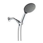 0736211532145 - ANA BATH SS1200 6 INCH 1 FUNCTION HANDHELD SHOWER SYSTEM, PVD BRUSHED NICKEL FINISH
