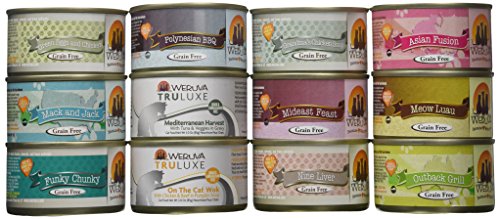 0736211546593 - WERUVA VARIETY PACK GRAIN-FREE CANNED CAT FOOD (PACK OF 12, 3 OUNCE CANS)