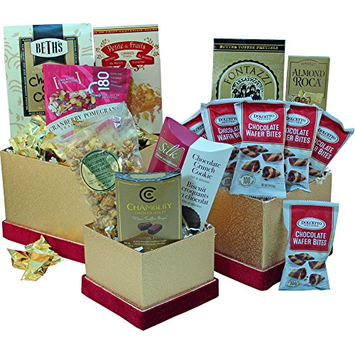 0736211602244 - ART OF APPRECIATION GIFT BASKETS ALL SWEETS AND TREATS GOURMET FOOD AND SNACKS GIFT TOWER