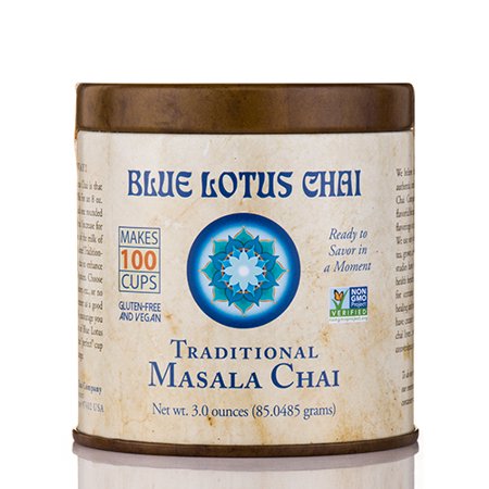0736211606112 - BLUE LOTUS TRADITIONAL MASALA CHAI - MAKES 100 CUPS! (3OZ)