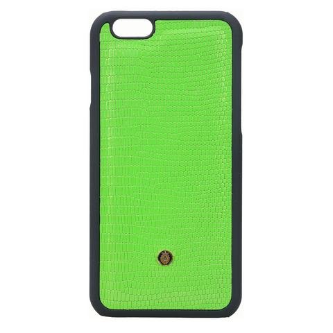 0736313542752 - ZION LUX LIZARD LEATHER CASE FOR IPHONE 6/6S PLUS (5.5) (VERDE)