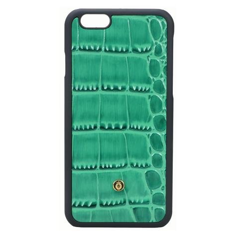 0736313542783 - ZION LUX CROCO LEATHER CASE FOR IPHONE 6/6S (4.7) (VERDE)