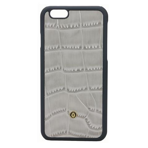 0736313542844 - ZION LUX CROCO LEATHER CASE FOR IPHONE 6/6S (4.7) (ROCK)