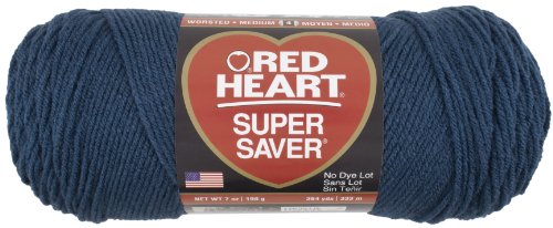 0073650859717 - RED HEART E300.0380 SUPER SAVER ECONOMY YARN, WINDSOR BLUE