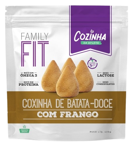 0736532212894 - FAMILY FIT / COXINHA DE BATATA-DOCE COM FRANGO 420GRS