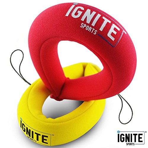 0736649922853 - FLOATING CAMERA STRAP (TWIN PACK) UNDERWATER DIGITAL CAMERA FLOAT - WORKS GREAT WITH GOPRO/PANASONIC LUMIX/NIKON COOLPIX AW110/CANON POWERSHOT D20/FUJIFILM FINEPIX/OLYMPUS TOUGH/SONY - CHEAPEST INSURANCE MONEY CAN BUY. - 1 YEAR WARRANTY! (RED & YELLOW)