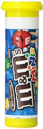 0736649978867 - M&M MINIS MILK CHOCOLATE CANDY TUBE SINGLES (24 COUNT) (2 UNITS PER ORDER)