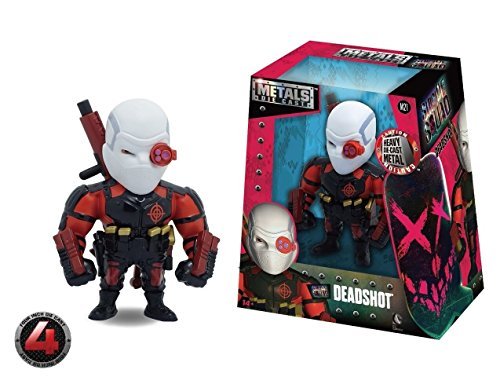 0736983513465 - NEW JADA SUICIDE SQUAD MOVIE VERSION - 4 METAL DIECAST (DIE-CAST) THE DEADSHOT ACTION FIGURES BY JADA TOYS