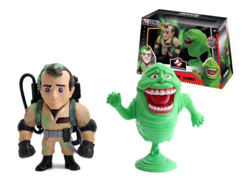 0736983513588 - NEW JADA GHOSTBUSTERS COLLECTION- 4 METAL DIECAST (DIE-CAST) TWIN PACK VENKMAN & SLIMER ACTION FIGURES BY JADA TOYS