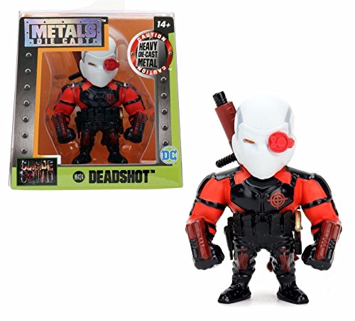 0736983519412 - NEW JADA SUICIDE SQUAD MOVIE VERSION - 2.5 DEADSHOT BLACK CHEST ARMOR ACTION FIGURES BY JADA TOYS