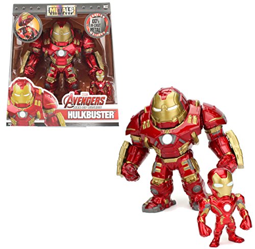 0736983523686 - NEW 6 JADA TOYS ACTION FIGURE COLLECTION - AVENGERS AGE OF ULTRON HULKBUSTER 6.5 IRONMAN 2.5 ACTION FIGURES BY JADA TOYS