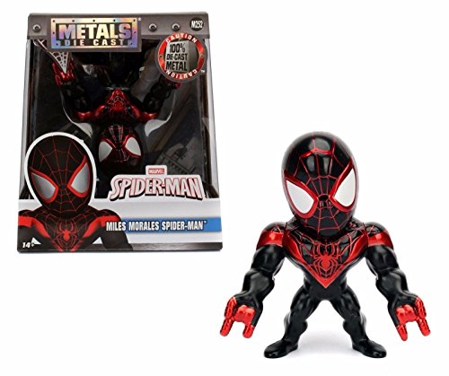 0736983523709 - NEW 4 JADA TOYS ACTION FIGURE COLLECTION - MARVEL SPIDER MAN MILES MORALES SPIDER-MAN ACTION FIGURES BY JADA TOYS