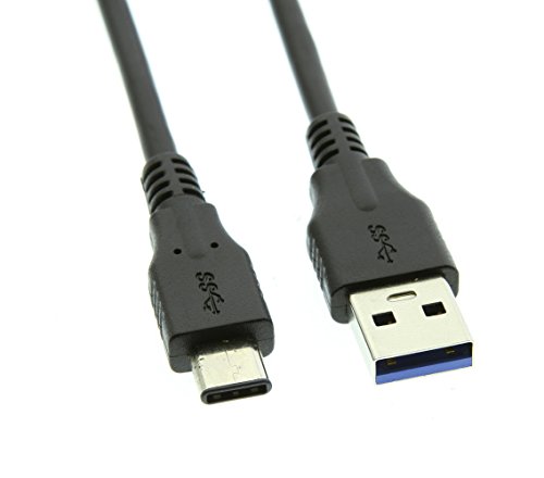 0736983901149 - USB 3.0 TYPE-A MALE TO TYPE-C MALE 3FT BLACK CABLE