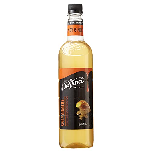 0737384992132 - DAVINCI GOURMET SPICY GINGER SYRUP, 25.4 OUNCES