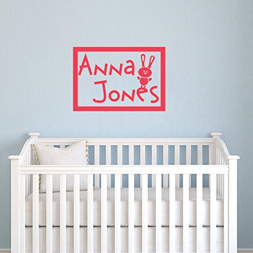 0737420236817 - CUSTOM NAME ANNA JONES DOLL WALL DECAL FOR GIRLS - NURSERY WALL DECALS - BABY ROOM WALL DECOR (30W)