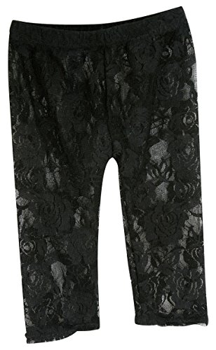 0737505680634 - STEPHAN BABY LITTLE BLACK DRESS COLLECTION STRETCH LACE LEGGING-STYLE DIAPER COVER, 6-12 MONTHS