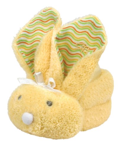 0737505692200 - STEPHAN BABY BOO BUNNIE COMFORT TOY AND BOO CUBE, YELLOW