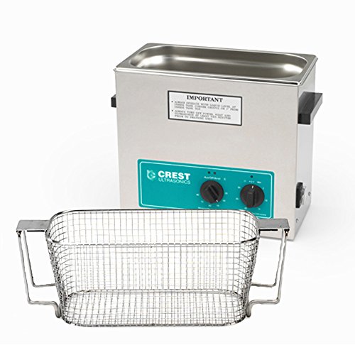 0737534430989 - CREST CP500HT ULTRASONIC CLEANER WITH MESH BASKET-ANALOG HEAT & TIMER